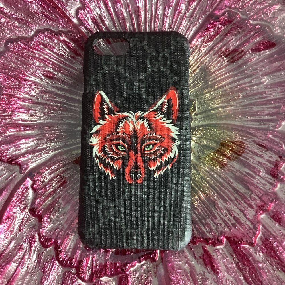 Gucci - GG Supreme - The Wolf - Case for iPhone SE (current), SE 2020, 7, 8